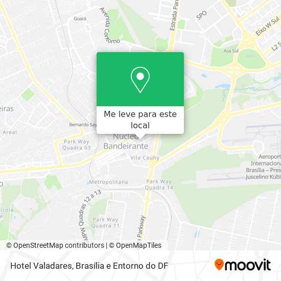 Hotel Valadares mapa