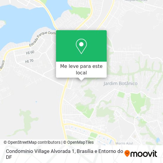 Condomínio Village Alvorada 1 mapa