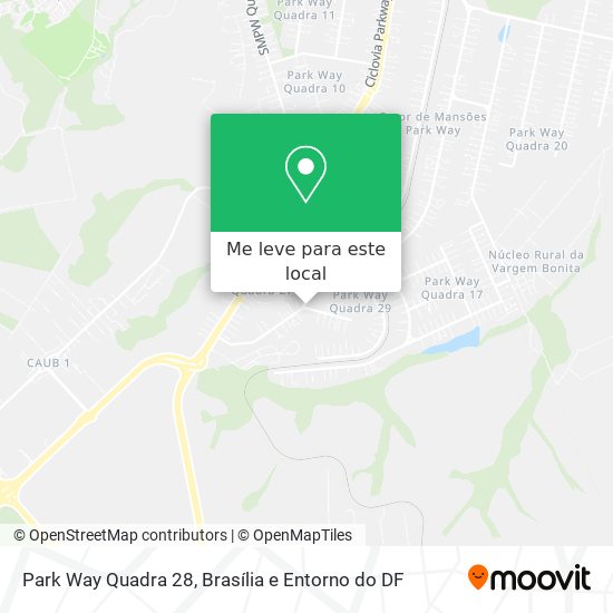 Park Way Quadra 28 mapa