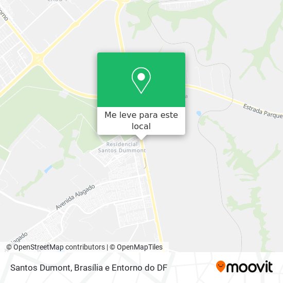 Santos Dumont mapa