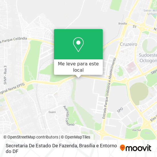 Secretaria De Estado De Fazenda mapa