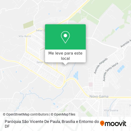 Paróquia São Vicente De Paula mapa