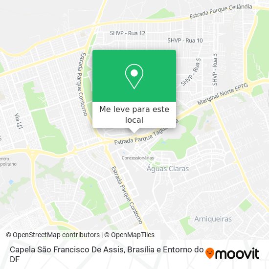 Capela São Francisco De Assis mapa