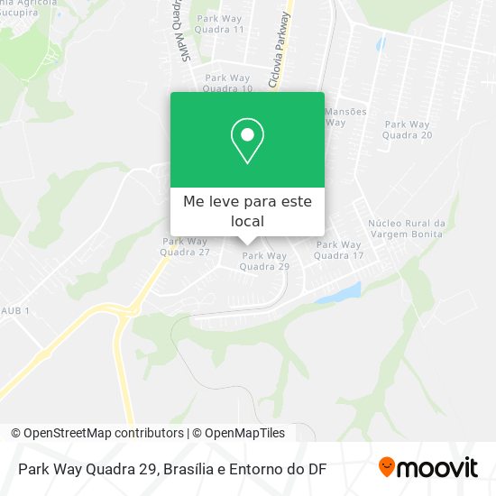Park Way Quadra 29 mapa