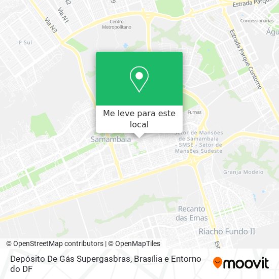 Depósito De Gás Supergasbras mapa