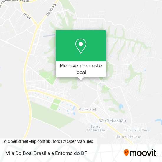 Vila Do Boa mapa