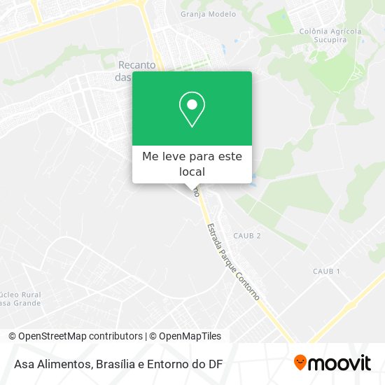 Asa Alimentos mapa