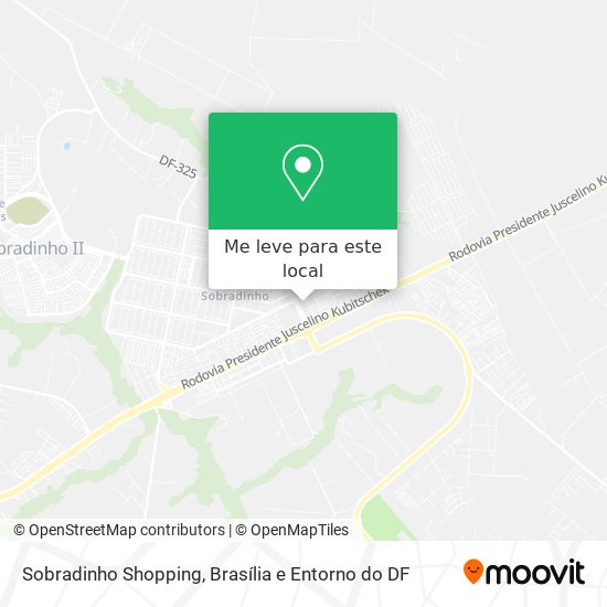 Sobradinho Shopping mapa