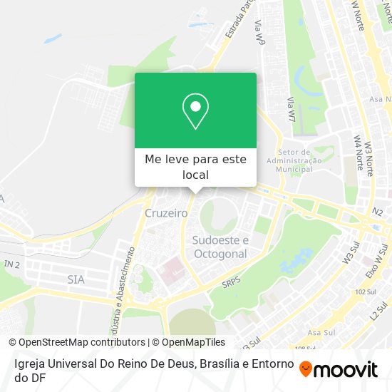 Igreja Universal Do Reino De Deus mapa