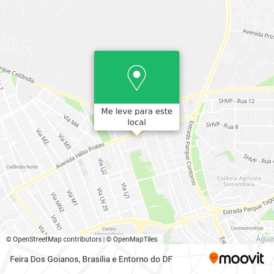 Feira Dos Goianos mapa