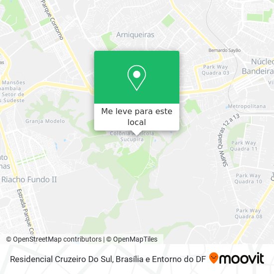 Residencial Cruzeiro Do Sul mapa