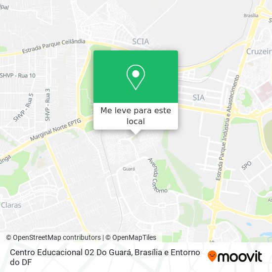 Centro Educacional 02 Do Guará mapa