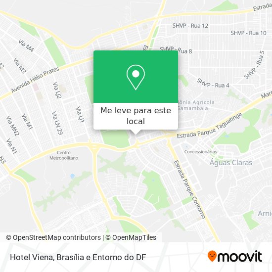 Hotel Viena mapa