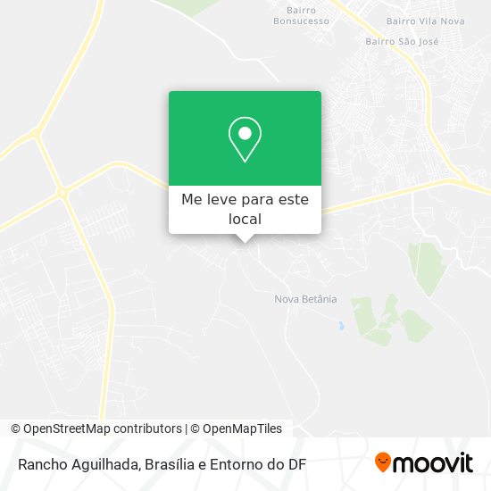 Rancho Aguilhada mapa