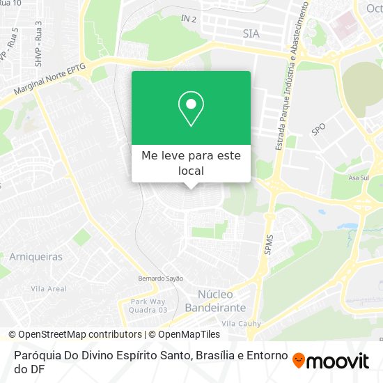 Paróquia Do Divino Espírito Santo mapa