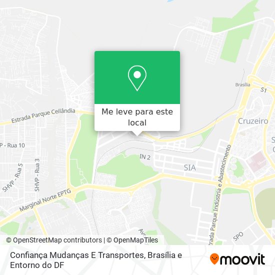 Confiança Mudanças E Transportes mapa