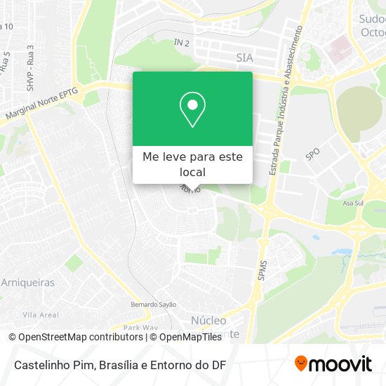 Castelinho Pim mapa