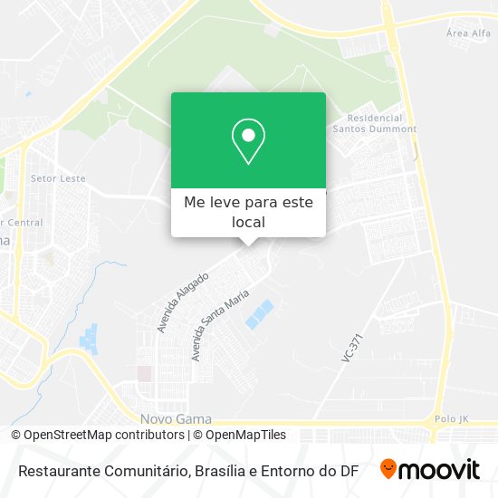 Restaurante Comunitário mapa