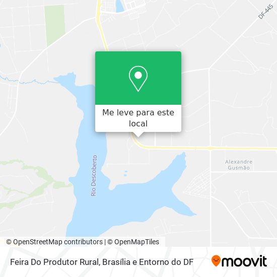 Feira Do Produtor Rural mapa