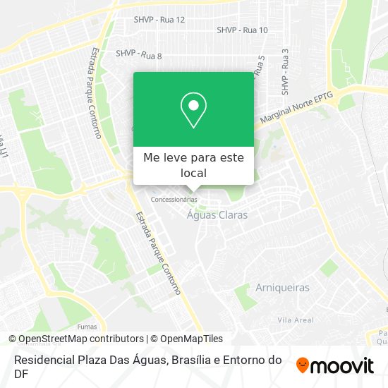 Residencial Plaza Das Águas mapa