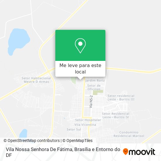 Vila Nossa Senhora De Fátima mapa