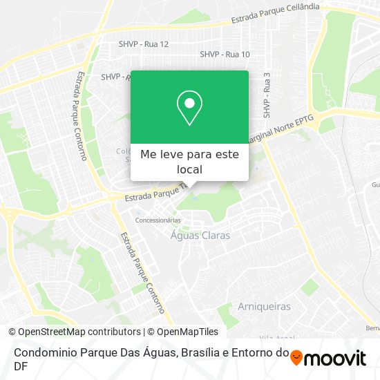 Condominio Parque Das Águas mapa