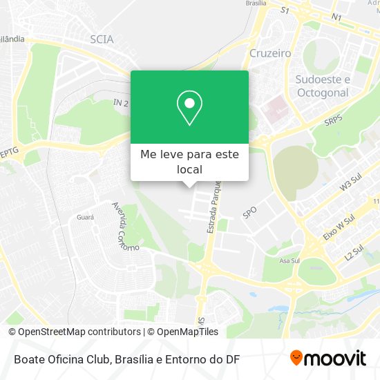 Boate Oficina Club mapa