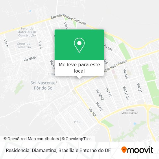 Residencial Diamantina mapa