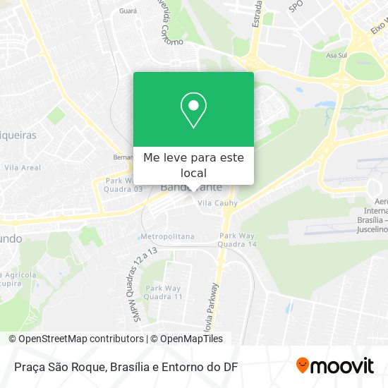 Praça São Roque mapa