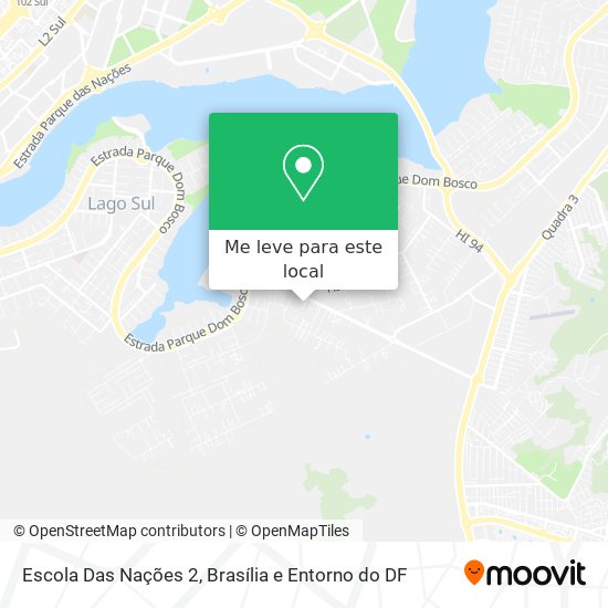Escola Das Nações 2 mapa