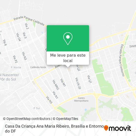 Casa Da Criança Ana Maria Ribeiro mapa