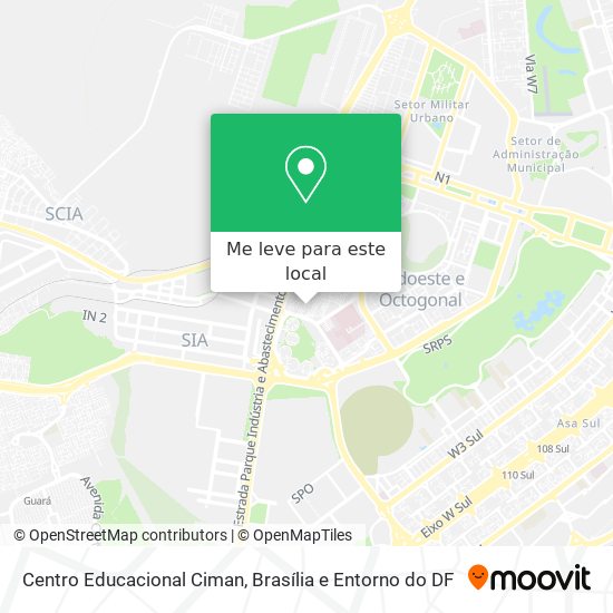 Centro Educacional Ciman mapa