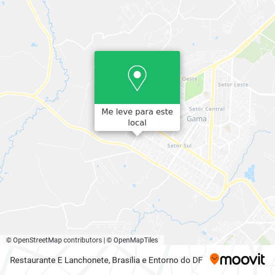 Restaurante E Lanchonete mapa