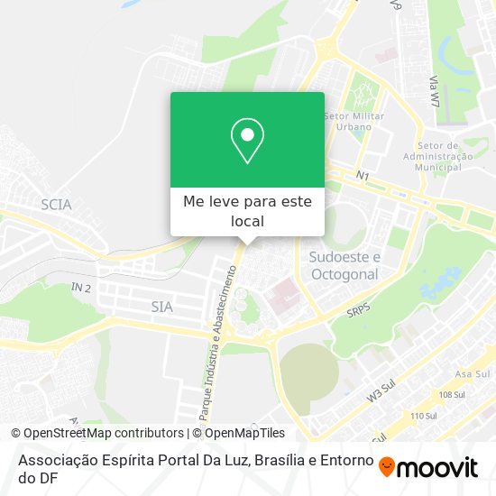 Associação Espírita Portal Da Luz mapa