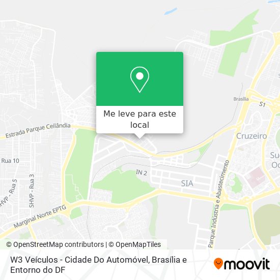 W3 Veículos - Cidade Do Automóvel mapa