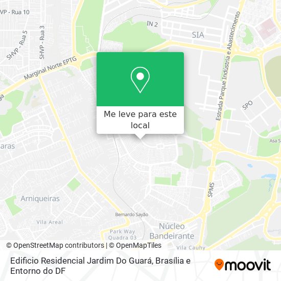 Edificio Residencial Jardim Do Guará mapa