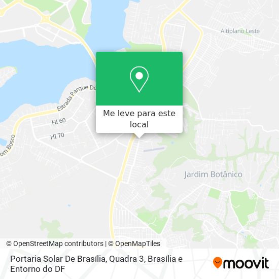 Portaria Solar De Brasília, Quadra 3 mapa
