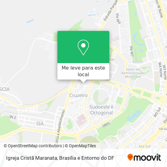 Igreja Cristã Maranata mapa