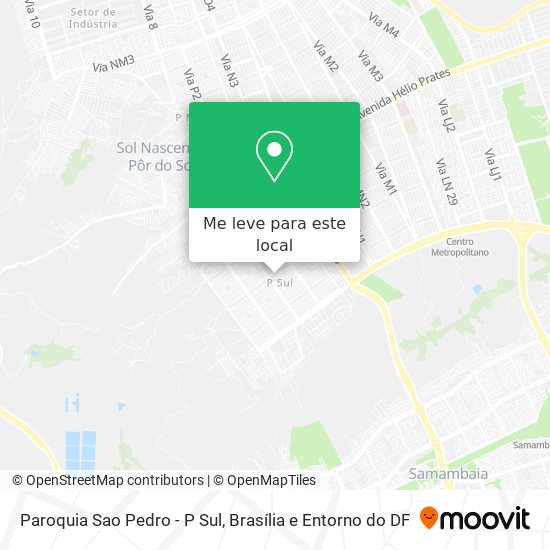 Paroquia Sao Pedro - P Sul mapa