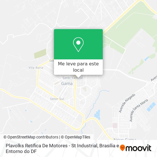 Plavolks Retífica De Motores - St Industrial mapa