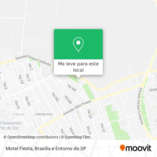 Motel Fiesta mapa