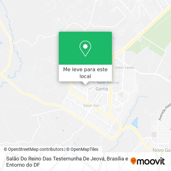 Salão Do Reino Das Testemunha De Jeová mapa