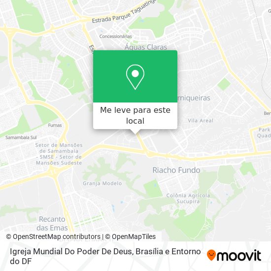 Igreja Mundial Do Poder De Deus mapa