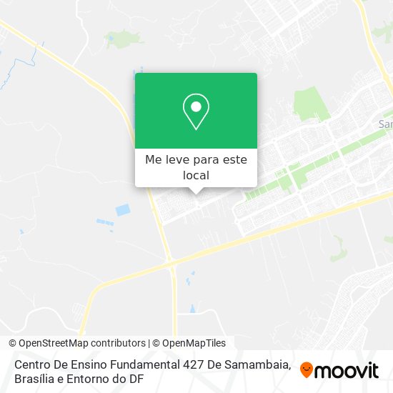 Centro De Ensino Fundamental 427 De Samambaia mapa