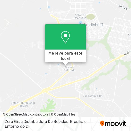 Zero Grau Distribuidora De Bebidas mapa