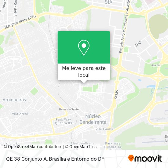 QE 38 Conjunto A mapa