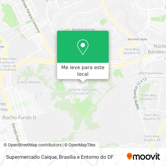 Supermercado Caíque mapa