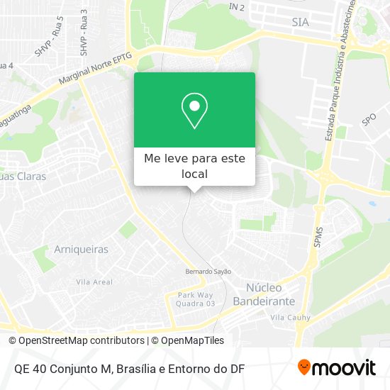 QE 40 Conjunto M mapa