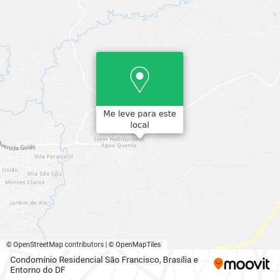 Condomínio Residencial São Francisco mapa