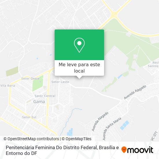 Penitenciária Feminina Do Distrito Federal mapa